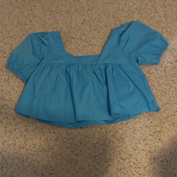 Blue Women's Blouse - Picture 2 of 3